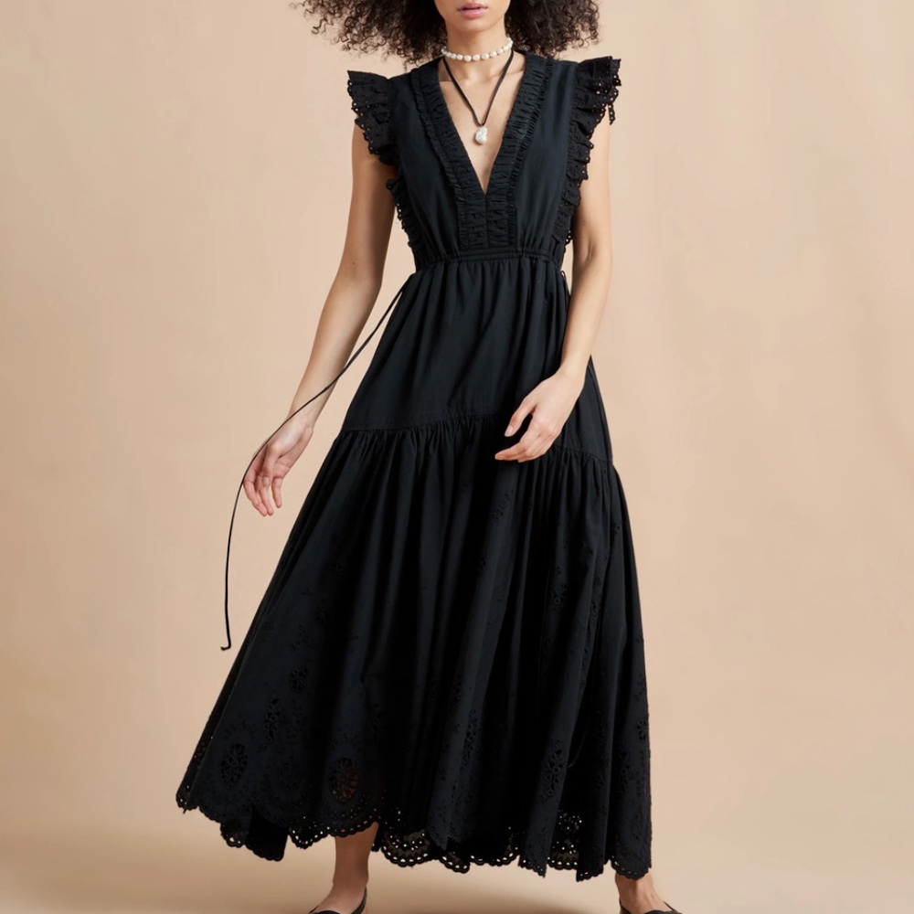 La Ligne Pointelle Marta Dress Size M